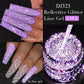 MEET ACROSS 5ml Sliver Metallic Liner Gel Nail Polish Super Bright Mirror Effect Painting Drawing Line Graffiti Stripe Nail Art