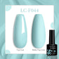 LILYCUTE 7ML Eggshell Gel Nail Polish White Black Material Semi Permanent Autumn Varnish With Any Color Gel Soak Off UV Manicure