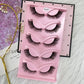 Fluffy False Eyelashes Eyelash Extensions, 10 Pairs Wispy Cat-Eye Look Faux Lashes, Natural Look Eyelash Extensions, Volumized F
