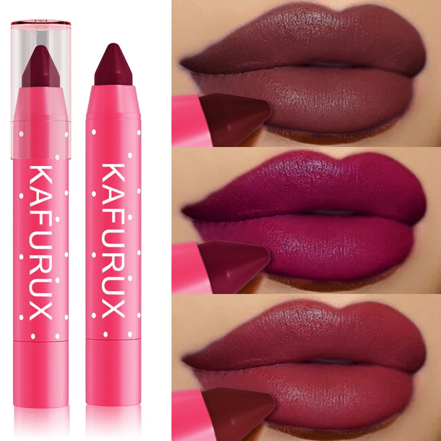 15 colors 1pc matte lipstick pen waterproof lip stain tint korean makeup lip cosmetic nude lipstick pen for women gift lip liner