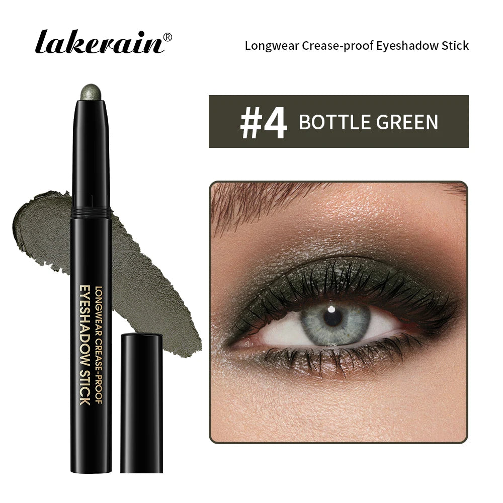 12 Colors Eyeshadow Pencil Stick Shimmer And Matte Waterproof Metallic Glitter Eye Shadow Highlighter Pencil Eyeshadow Cosmetics