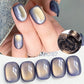 MEET ACROSS Guava & Grape Color Cat Magnetic Gel Green Glass Bead Cat Eye Gel Soak Off UV Gel Nail Art Varnish Salon Home DIY