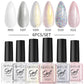 LILYCUTE 6PCs/Set Gel Nail Polish Set Kit Glitter Nail Gel Sequin Vernis Semi Permanent For Manicure Varnish UV LED Nail Art Gel
