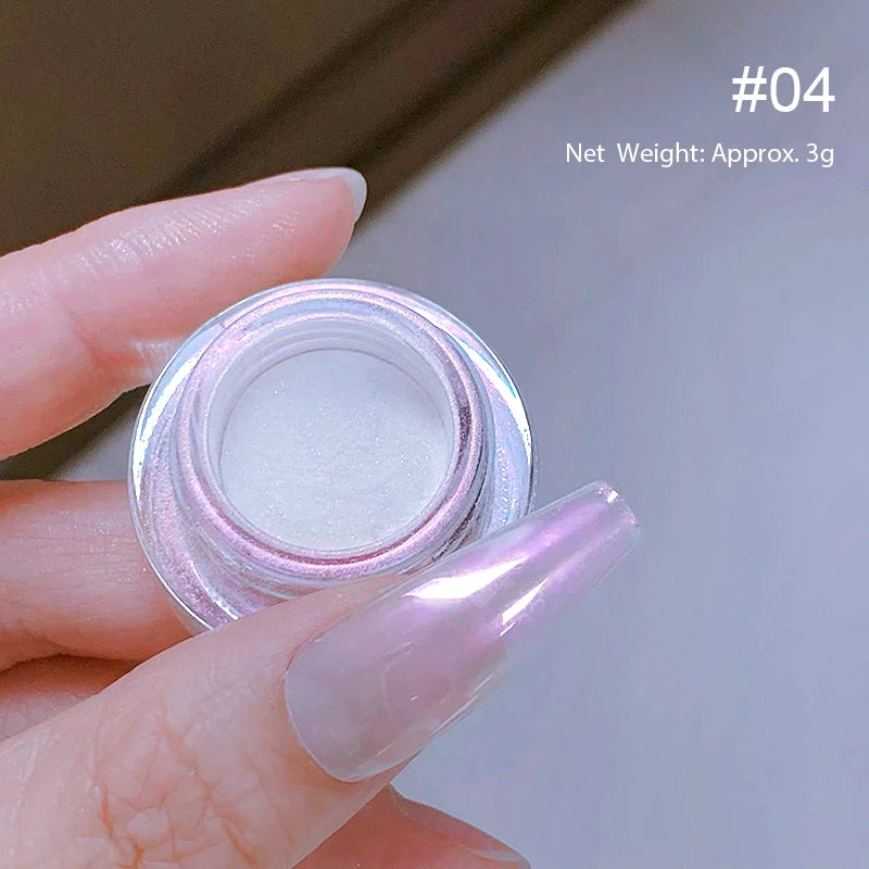 1Box Nail Metal Glitter Powder Metallic Colorful Dust Metal Effect Nail Glitter Gold Nail Art UV Gel Polish Flakes Dust
