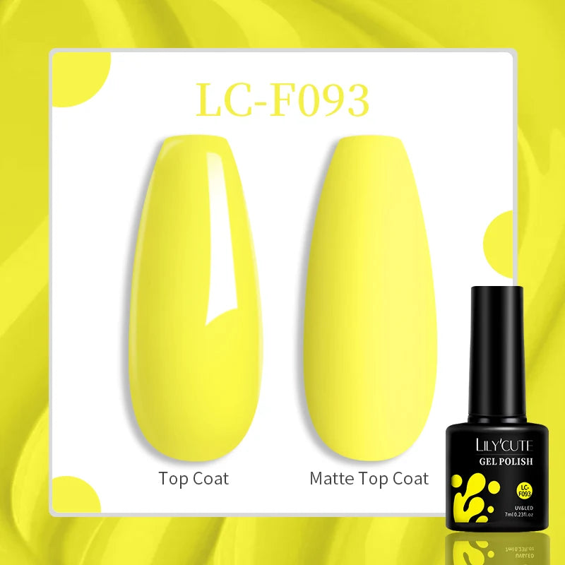 LILYCUTE 7ML Eggshell Gel Nail Polish White Black Material Semi Permanent Autumn Varnish With Any Color Gel Soak Off UV Manicure