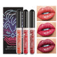 Halloween Lip Gloss Set, 3-Piece Non-Stick Shiny Lipstick, Glittery Purple and Black Lip Colors, Long-Lasting, Non-Transfer