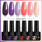 LILYCUTE 6PCs/Set Gel Nail Polish Set Kit Glitter Nail Gel Sequin Vernis Semi Permanent For Manicure Varnish UV LED Nail Art Gel