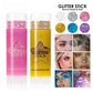 Sparkling Sequins Glitter Gel Stick Highgloss Shine White Pearl Pink Eyeshadow Glitter Face Body Painting Brighten Stage Makeup
