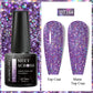MEET ACROSS 7ml Purple Nail Gel Polish Semi Permanent Nail Art For Nails Decoration UV LED Painting Gel Varnish Nail Supplies