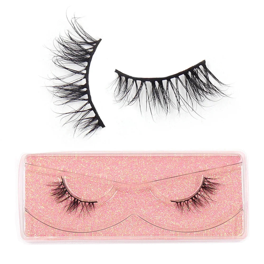 Half Eey Lashes Soft Mink Lashes Reusable Foxy Eyes False Eyelashes Natural Fluffy Makeup Tools Extension Fake Lashes Maquiagem