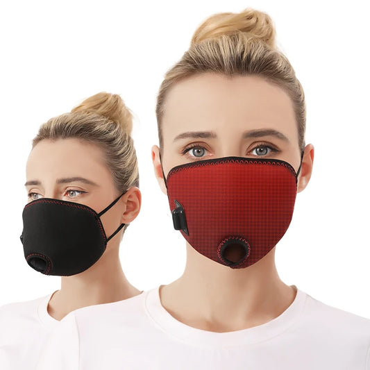 Electric Heated Mouth & Nose Mask - 3 Timer Settings, Relieves Seasonal Rhinitis, Oral-Nasal Discomfort, Winter Warm Care
