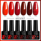 LILYCUTE 6PCs/Set Gel Nail Polish Set Kit Glitter Nail Gel Sequin Vernis Semi Permanent For Manicure Varnish UV LED Nail Art Gel