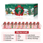 Christmas gift set distribution 120PCS/box in bulk, lip balm in bulk, hand cream in bulk, Christmas cards, gift gauze bags