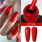 MEET ACROSS 7ml Black White Red Gel Nail Polish Glitter Semi Permanent Nail Supplies Gel Vernis for All-Season Nails Design