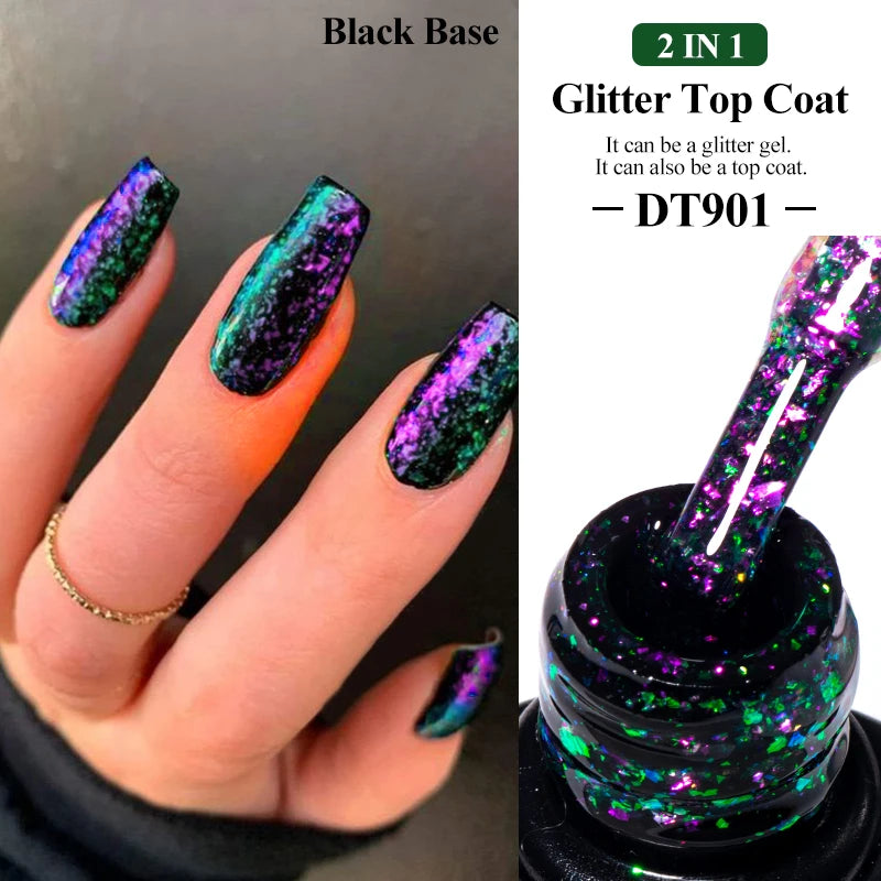 MEET ACROSS 7ml Golden Cat Magnetic Gel Nail Polish Dark Brown Red Green Christmas Nail Art Varnish Winter Autumn For Nails