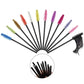 50pcs Disposable Eyelash Brushes Crystal Eye lash Mascara Wands Glitter Lash Comb Spoolies Micro Makeup Applicators