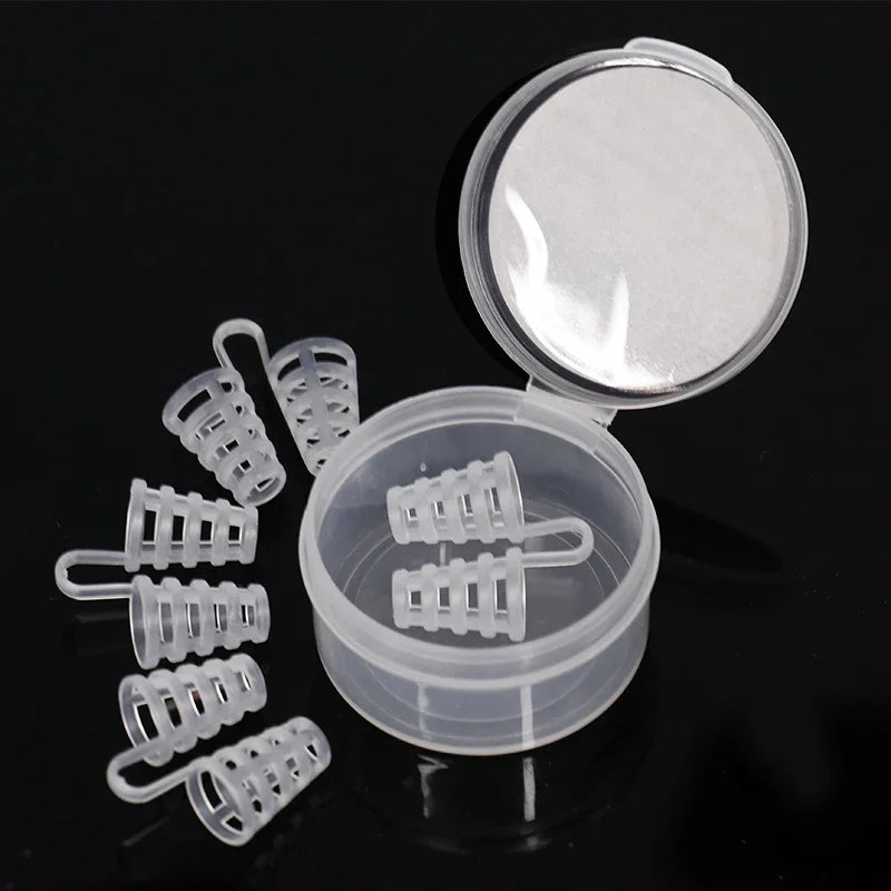 4/12Pcs Snore Stopper Anti Snoring Solution Clip Devices Nose Vents Relieves Smooth Nasal Dilators For Better Sleep Sleeping Aid
