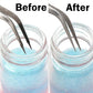 25ml Eyelashes Tweezers Cleaner Eyelash Extension Tweezers Cleaning Tools With Glue Remover Liquid And Sponge Ball Cleaning Glue