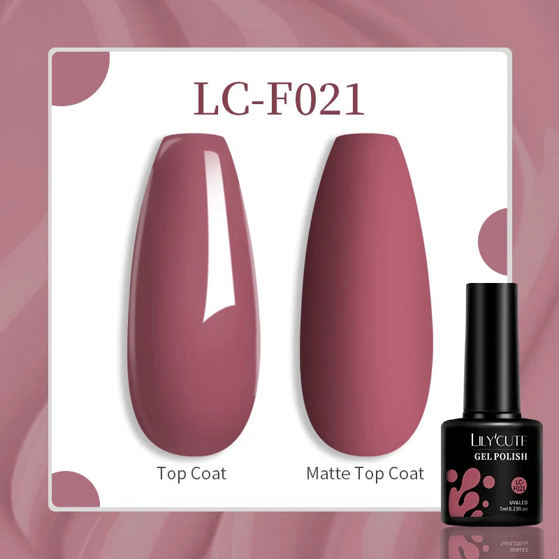 LILYCUTE 7ML Eggshell Gel Nail Polish White Black Material Semi Permanent Autumn Varnish With Any Color Gel Soak Off UV Manicure
