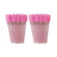ANNAFRIS 50Pcs  Disposable Eyelash  Brush Soft Head Crystal Eyebrow Brush Lash Extension Brush  Mascara Wand Makeup Tool