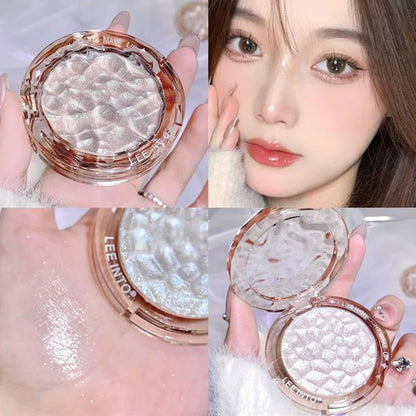 Crystal Bright Light high Gloss Powder Pearl Fine Flash Flash brightening makeup not fly Powder for young girls blush