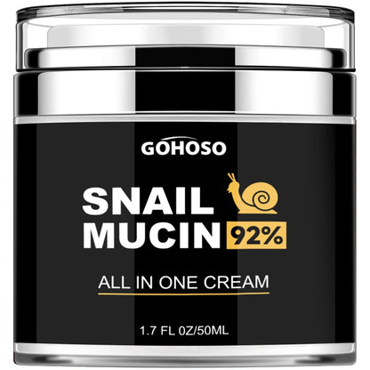 ENVISHA Skin Care Snail Mucus Facial Cream Firming Whitening Anti-Aging Moisturizing Hydrating Beauty Health Shrink Pores