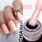 MEET ACROSS 7ml Rubber Base Gel Glitter Nude Pink White 2 In 1 Gel Nail Polish Nail Art Varnish For Nails Winter Autumn Manicure