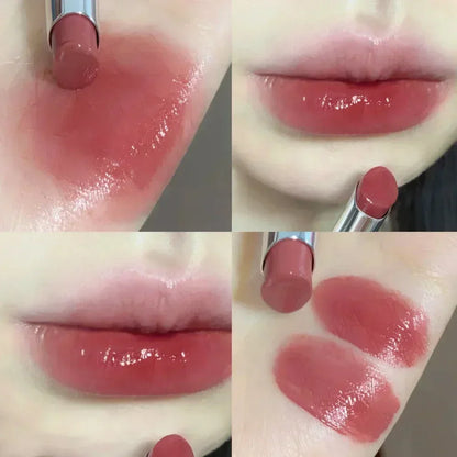 Jelly Tinted Lip Balm Makeup Moisturizing Cherry Peach Non-Stick Cup Anti-cracking Red Lipstick Repairing Lips Care Cosmetics