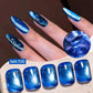 MEET ACROSS Guava & Grape Color Cat Magnetic Gel Green Glass Bead Cat Eye Gel Soak Off UV Gel Nail Art Varnish Salon Home DIY