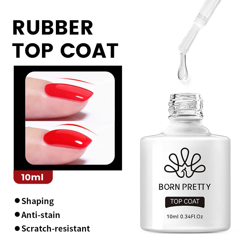BORN PRETTY Black White Colors Gel Nail Polish 10ml Soak Off UV LED Gel Nail Art DIY Design Semi Permanent Varnishes Manciure