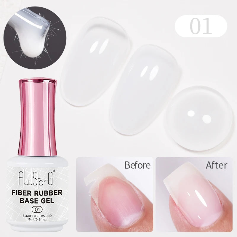 AWStorG 15ML Super Top Coat  Function Gel No Wipe Matte Top Gel Transparent Soak Off  UV LED NailArt Manicure Gel Varnish Primer