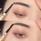 Small gold bar double-ended eyebrow pencil three-dimensional eyebrow shape long-lasting without smudging, slender and natural