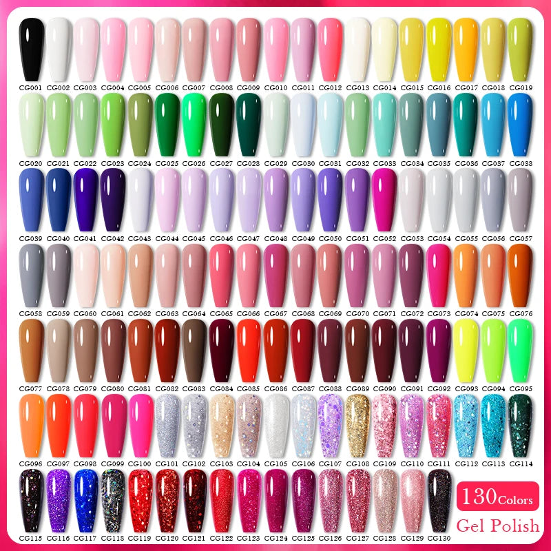 BORN PRETTY Black White Colors Gel Nail Polish 10ml Soak Off UV LED Gel Nail Art DIY Design Semi Permanent Varnishes Manciure