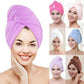 Hair Towel Wrap Fast Dry Hair Towel Super Absorbent Microfiber Coral Velvet Hair Drying Towel Quick Dry Hair Turban