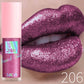 18 Colors Diamonds Glitter Lip Gloss Long Lasting Waterproof Liquid Lipstick Pearl Shining Lip Color Sparking Lip Makeup Women