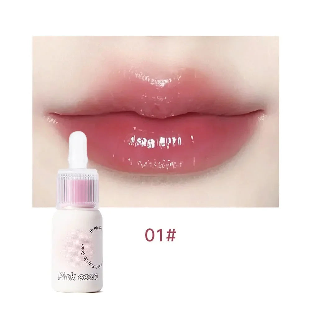 Small Bottle Mirror Lip Glaze Water Light Glass DuDu Lip Gloss Parity Show Ginkgo Frozen Lip Lipstick Lip Makeup Korean Cosmetic