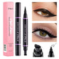 P.TWO.P Stamp Eyeliner Pencil 1 Pcs Double-ended Waterproof Quick Drying Long-Lasting Liquid Eyeliner Makeup Eyes Cosmetics Tool