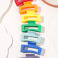 7 Pcs Big Hair Claw Clips 3.4" Non-slip Big Square Matte for Women Girls, Strong Hold Banana Clips for Thick Thin Hair