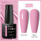 MEET ACROSS 5ml Sliver Metallic Liner Gel Nail Polish Super Bright Mirror Effect Painting Drawing Line Graffiti Stripe Nail Art