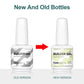 Nailpop Builder Nail Gel 4 Colors Base Coat Strengthener Thickening Extension Rhinestone Glue Gel Polish Brush in Bottle 15ml