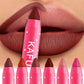 15 Colors Lipstick Pencil Waterproof Sexy Red Matte Contour Tint Lipstic Pen Long-lasting Lipliner Pen Non-stick Cup Lip Makeup