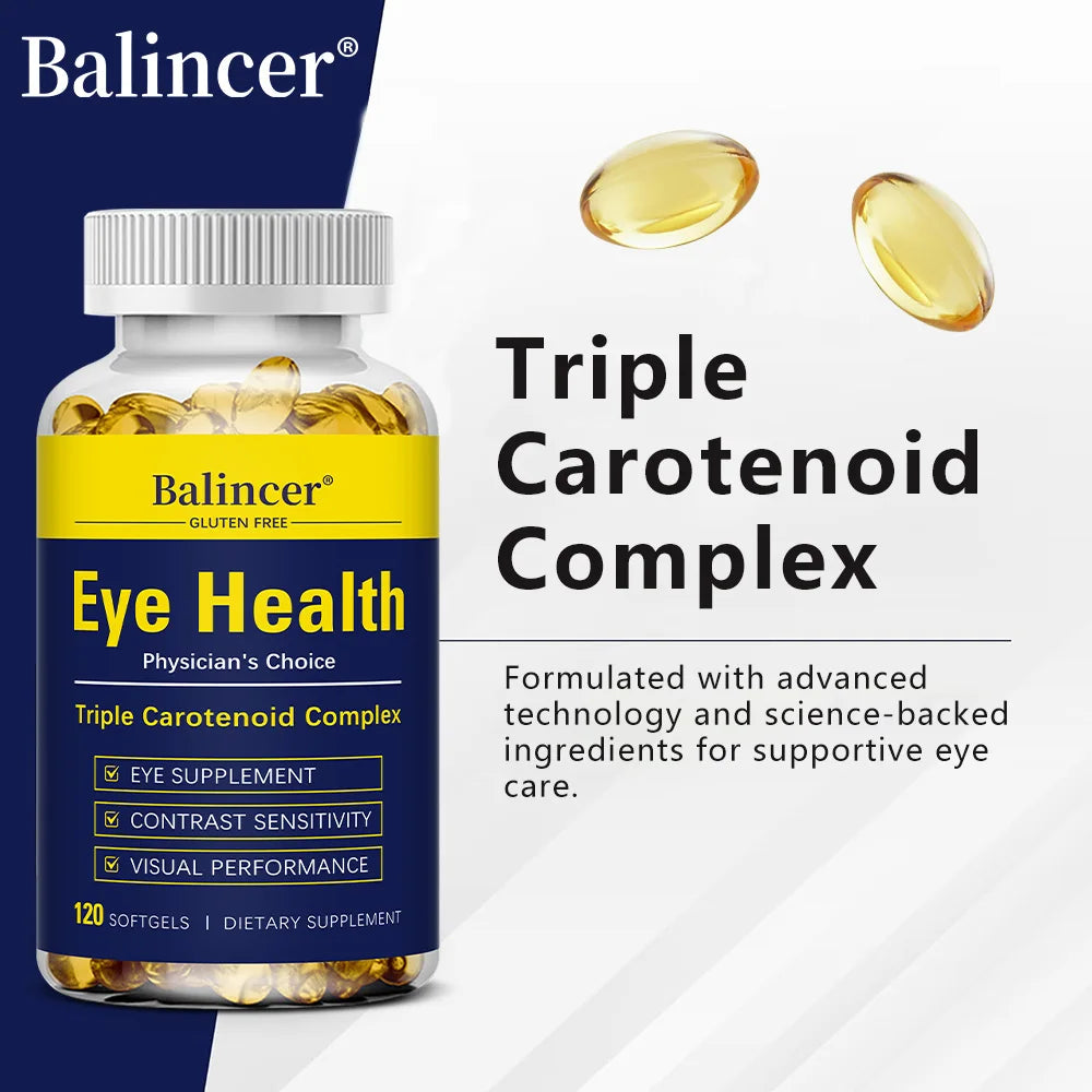 Lutein 20mg & Zeaxanthin 4mg Supplement - Eye Vitamins - Eye Health & Vision Support,Dietary Supplement