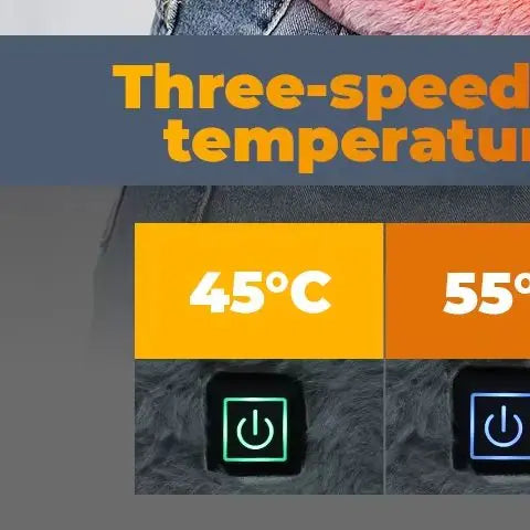 Electric Heating Belt With Hand Pockets  Period Cramps Body Joints Pain Menstrual Heating Pad USB Uterus Hand Warmer Menstrual