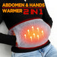 3 Levels Electric Heating Abdomen Belt  Cold-Proof Uterine Belt Hand Waist Warming Pad  Women Menstrual Relief Pain USB Charging