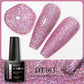 MEET ACROSS 7ml 140 Colors Glitter Gel Nail Polish Fluorescent Laser Semi Permanent Soak Off Nail Art UV Gel Varnish Manicure