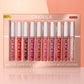 CAKAILA 10pcs/set Nude Lip Gloss Matte Velvet Lipstick Waterproof Long-lasting  Liquid Lipstick Women Moist Lip Tint