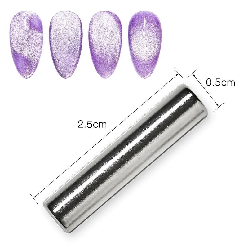 MEET ACROSS 7ml Golden Cat Magnetic Gel Nail Polish Dark Brown Red Green Christmas Nail Art Varnish Winter Autumn For Nails