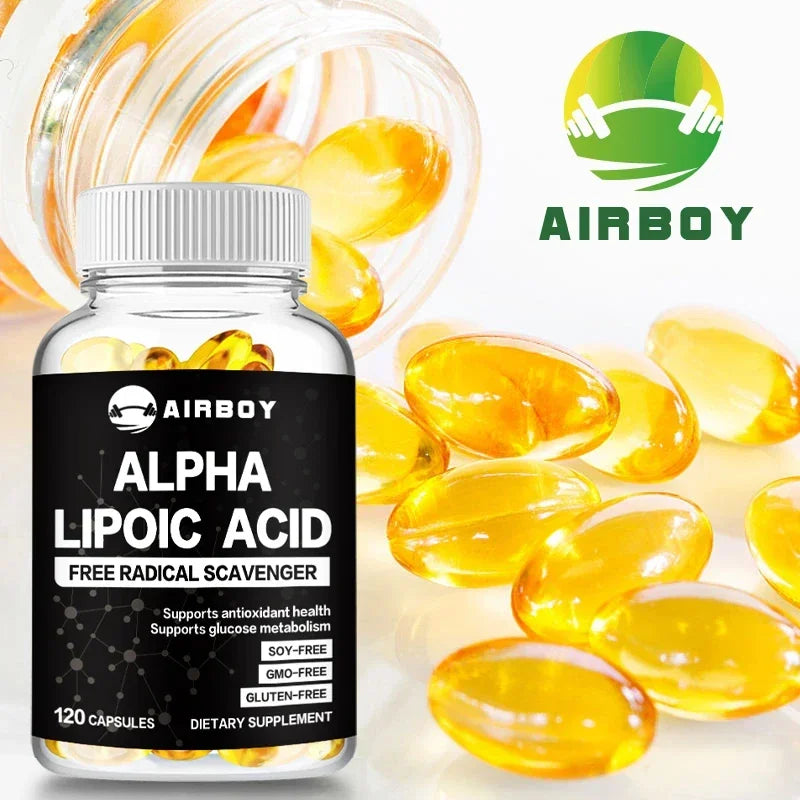 Alpha Lipoic Acid 600mg - Powerful Antioxidant, Skin Care, Protect Liver, Brain and Nerve Health
