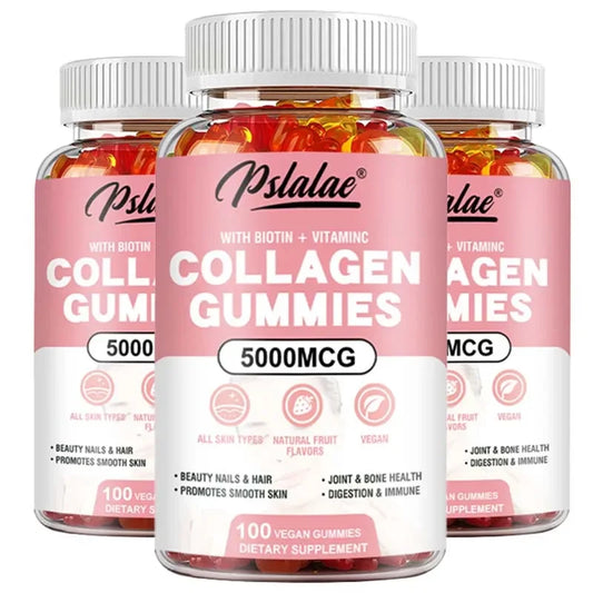 Collagen Gummies - Whitening Skin Beauty, Anti-aging, Smooth and Firm Skin, Reduce Wrinkles