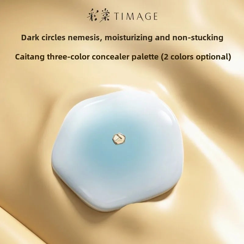 Makeup Foundation 3 Color Concealer Palette Conceals For Blotch Acne Eye Primer Eyeshadow Base Decree Pattern Black Eye Circles